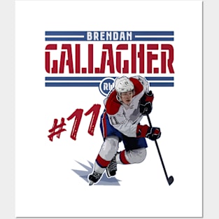 Brendan Gallagher Montreal Play Posters and Art